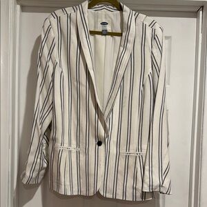 Old Navy White and Blue Jacket